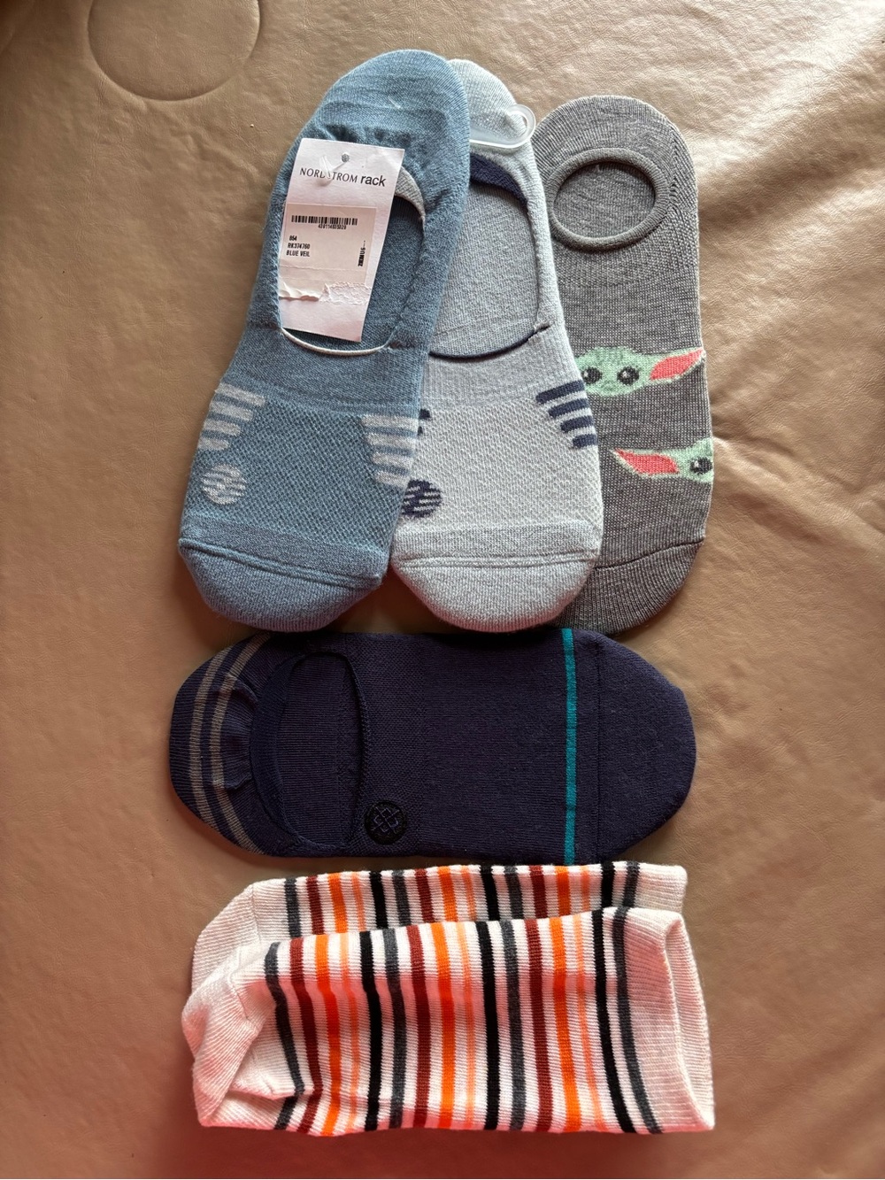 NEW 5 Pair Footies